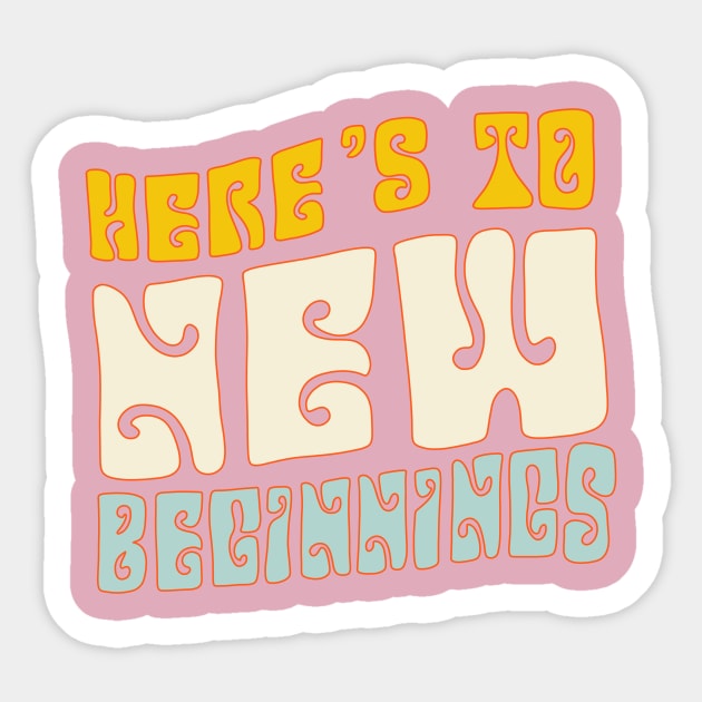 New Beginnings Sticker by Oh So Graceful